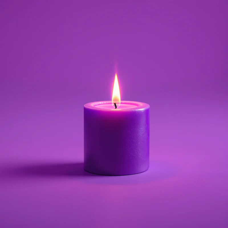 Purple Candle Glow Background