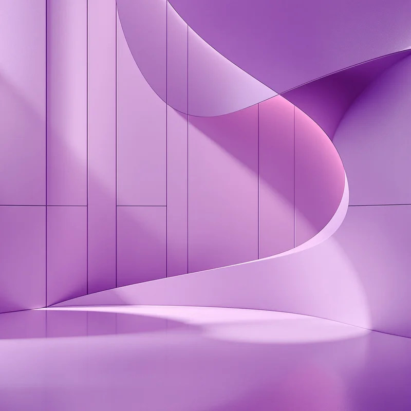 Purple Curved Panel Background