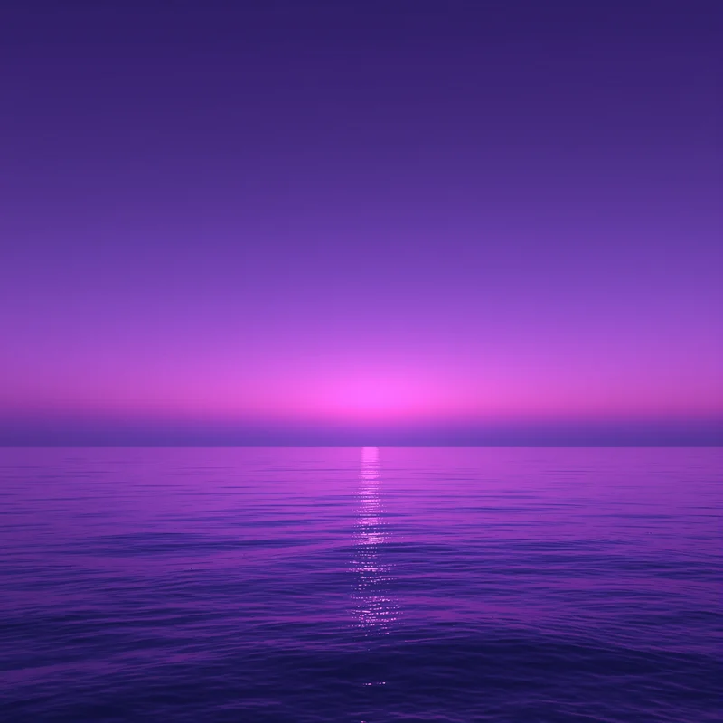 Purple Ocean Horizon Background