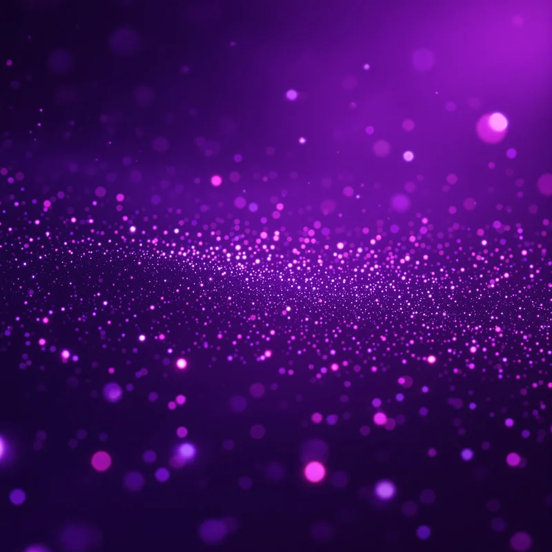 Purple Particle Glow Background