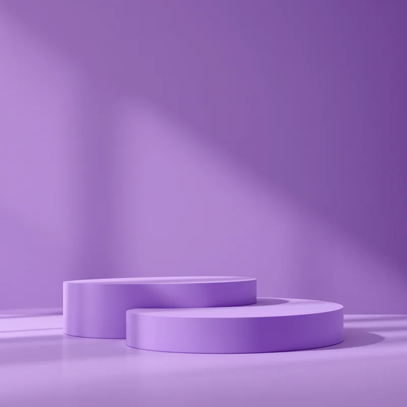 Purple Podium Scene Background