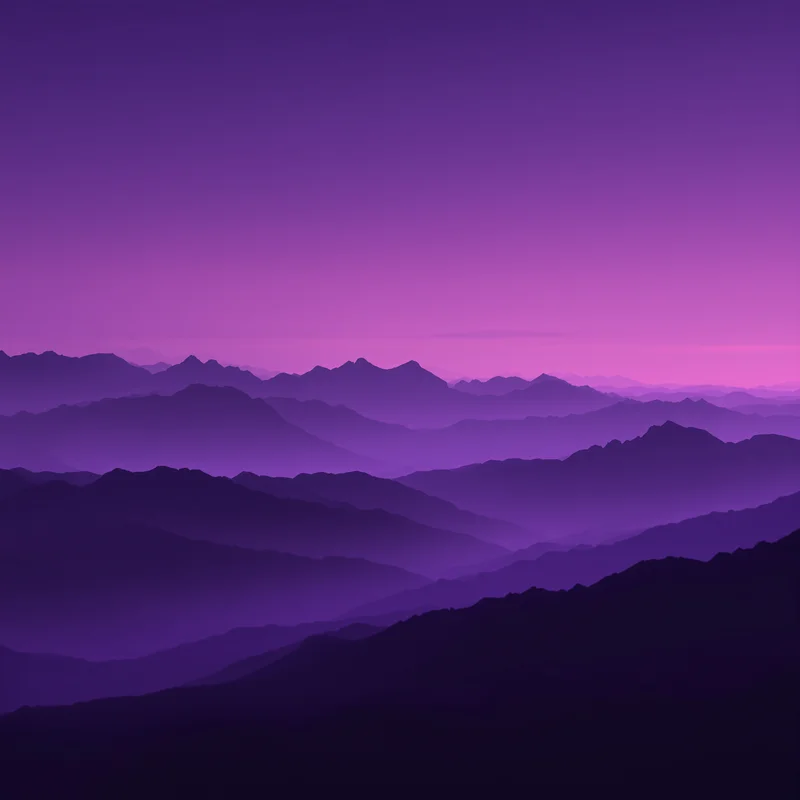 Purple Twilight Mountain Background