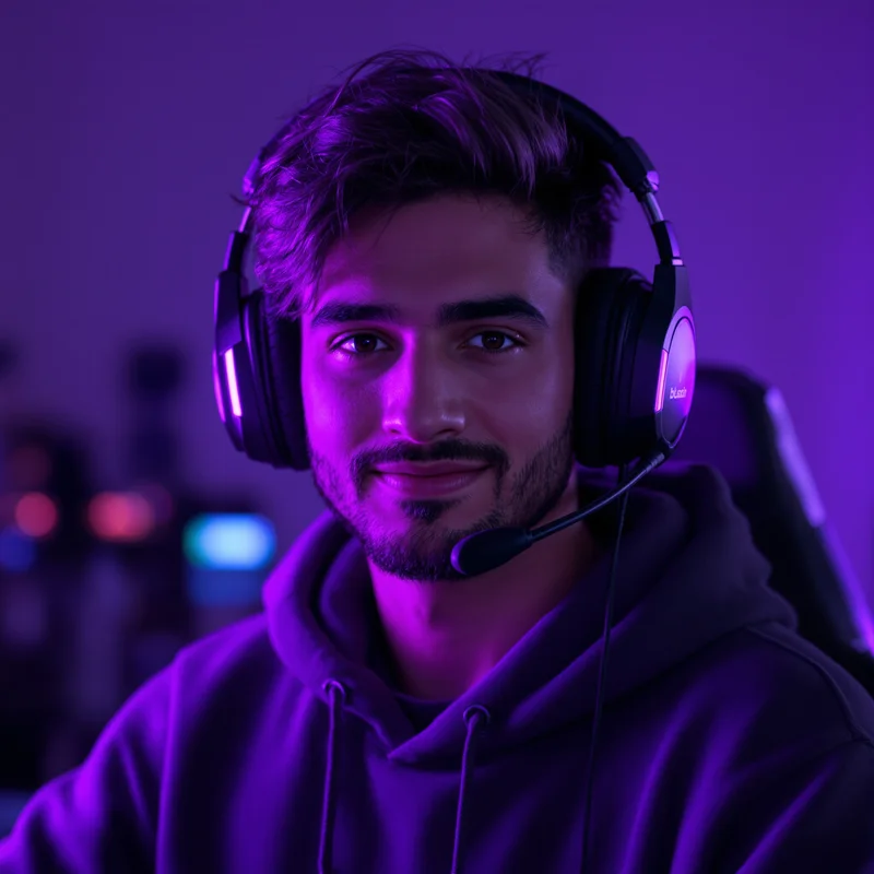 Purple Discord avatar.