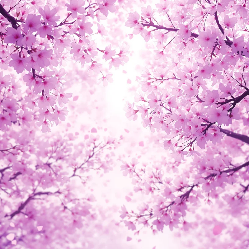 Purple sakura avatar.