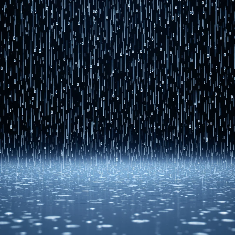 Gentle calm rain background