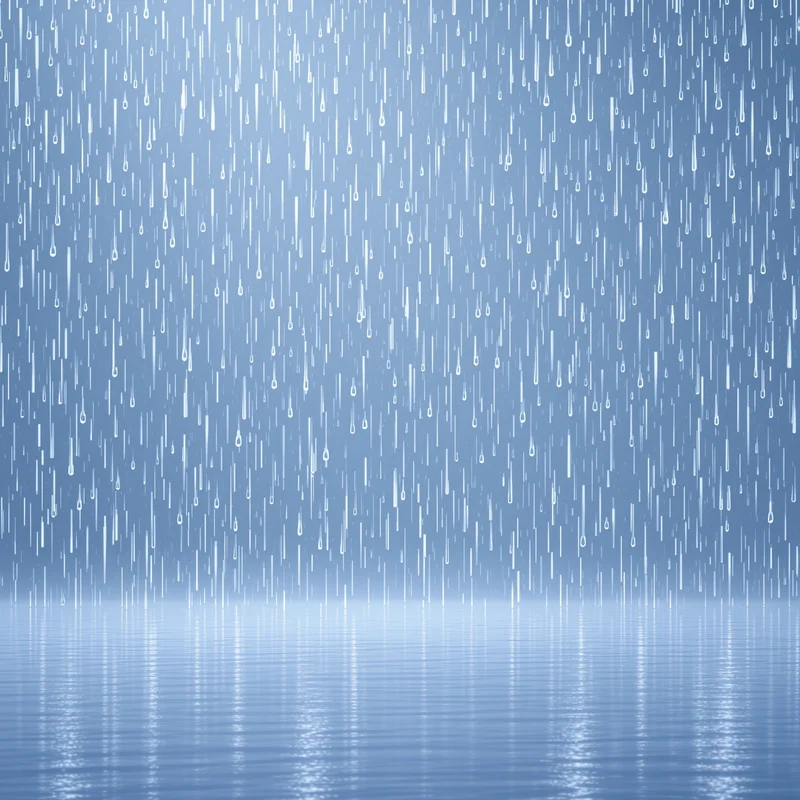 Gentle calm rain background