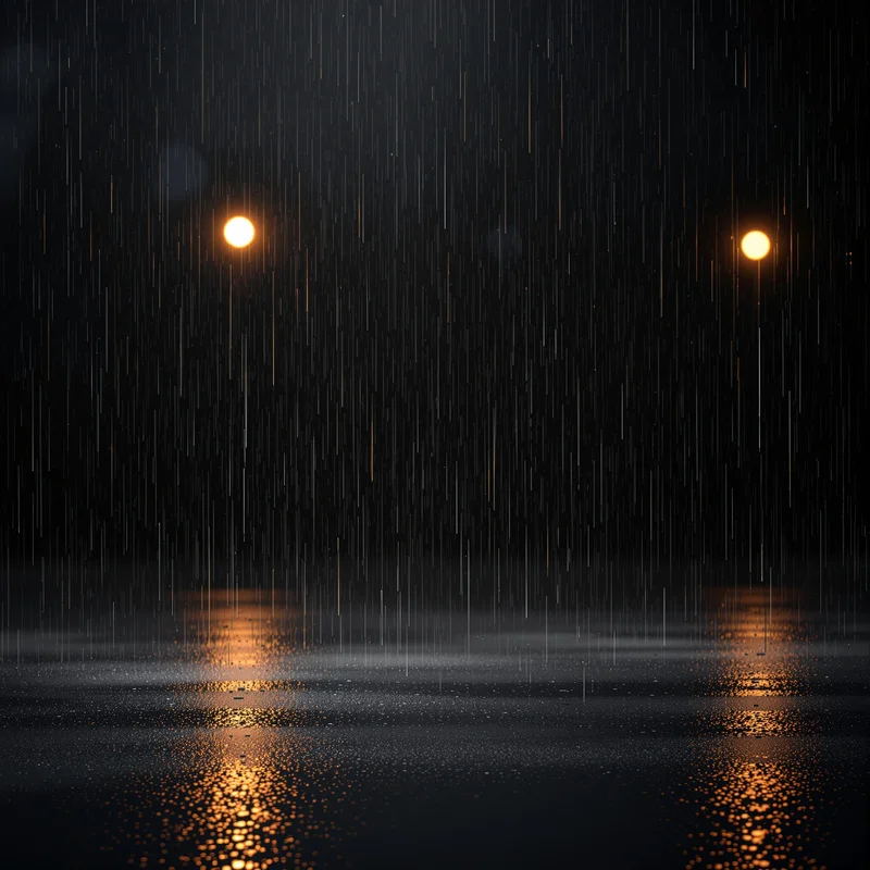 Gentle drizzle rain background