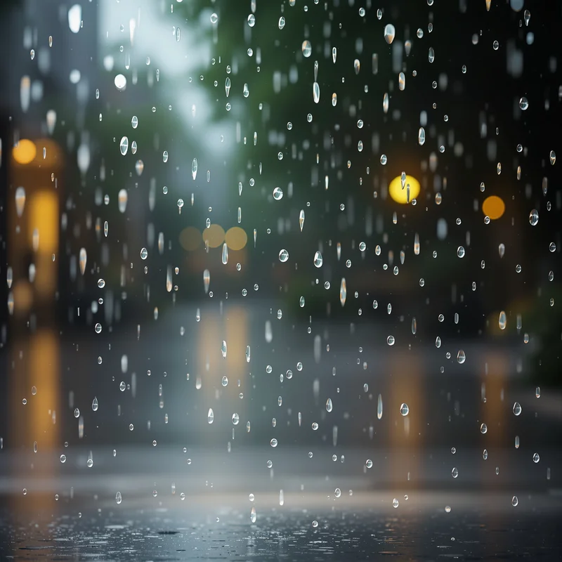 Gentle light rain background
