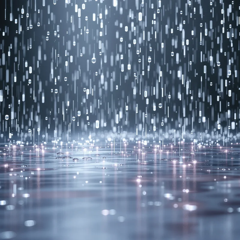 Mystic light rain background