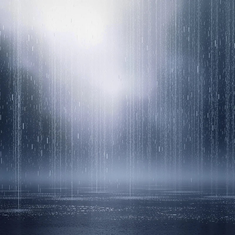Mystic misty rain background