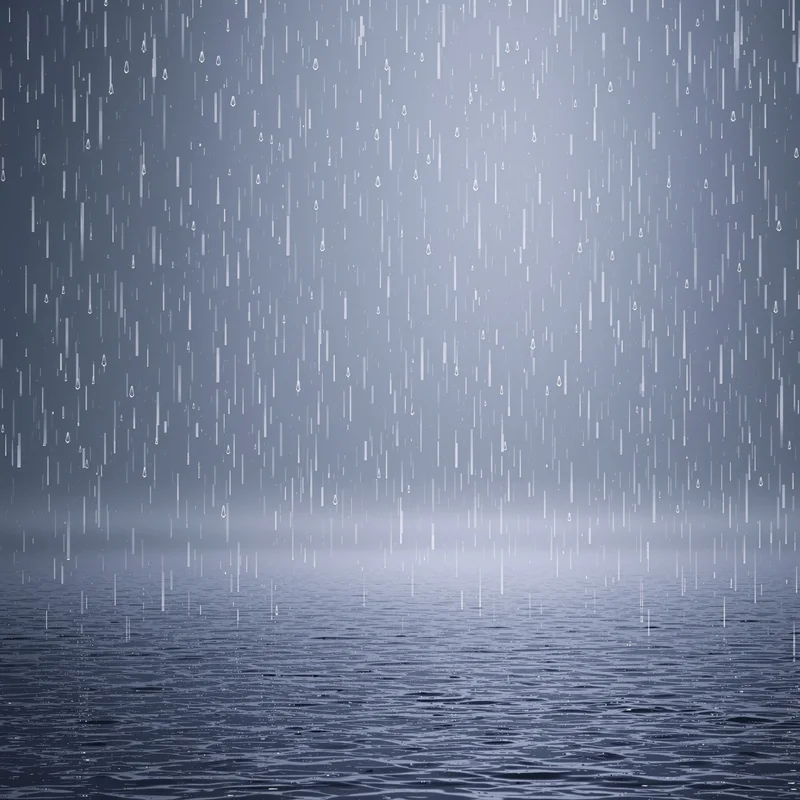 Studio minimal rain background