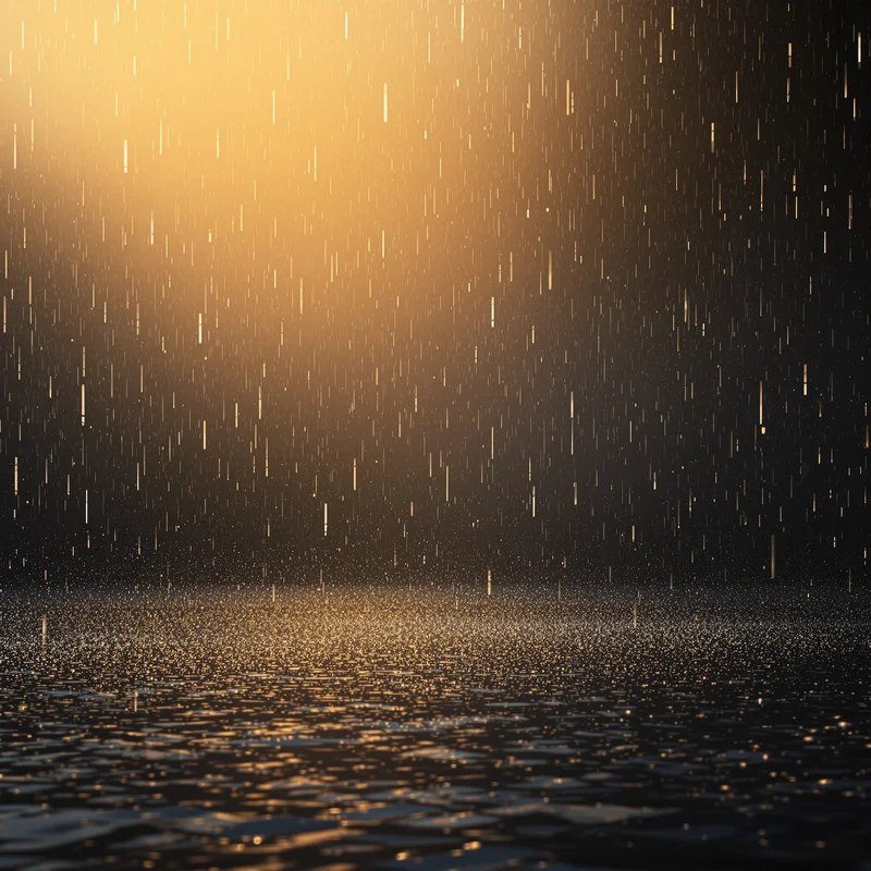 Warm misty rain background