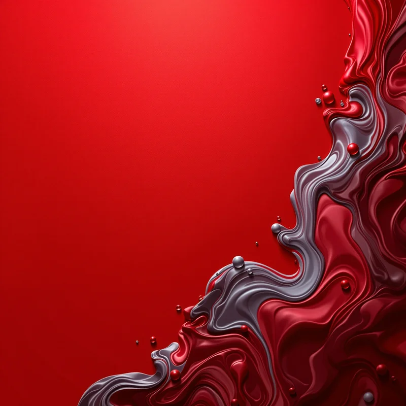 Balanced strength red background