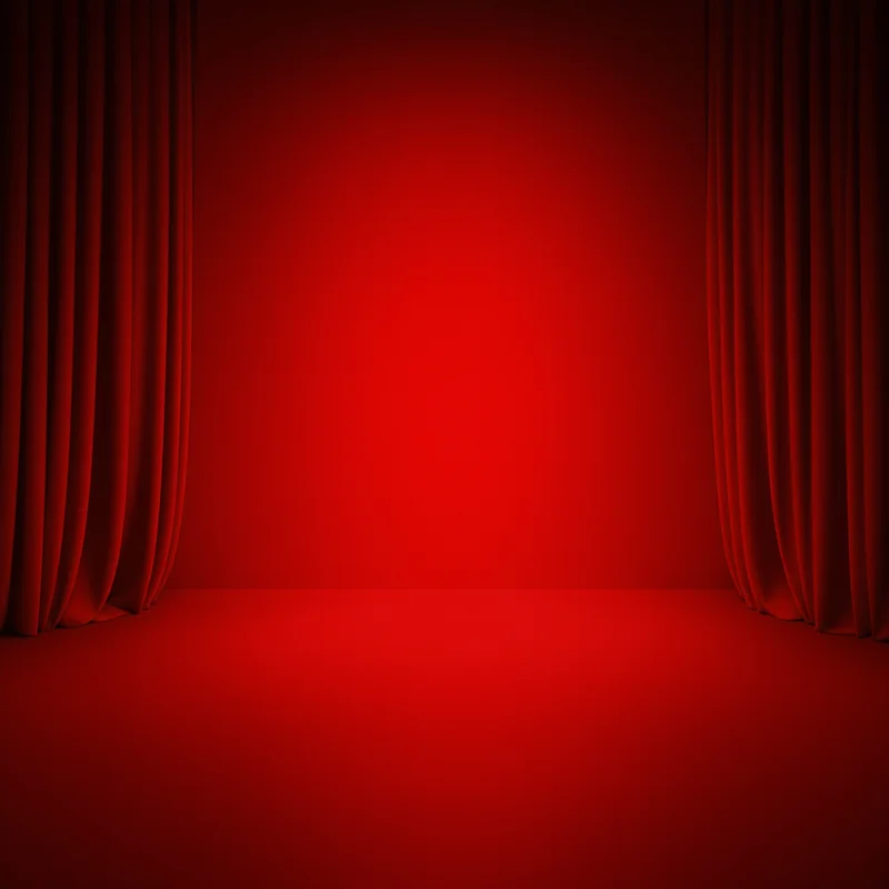 Master presence red background