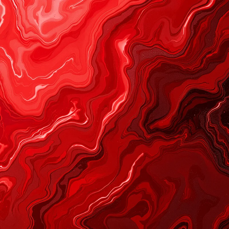 Red Acrylic Swirl Background