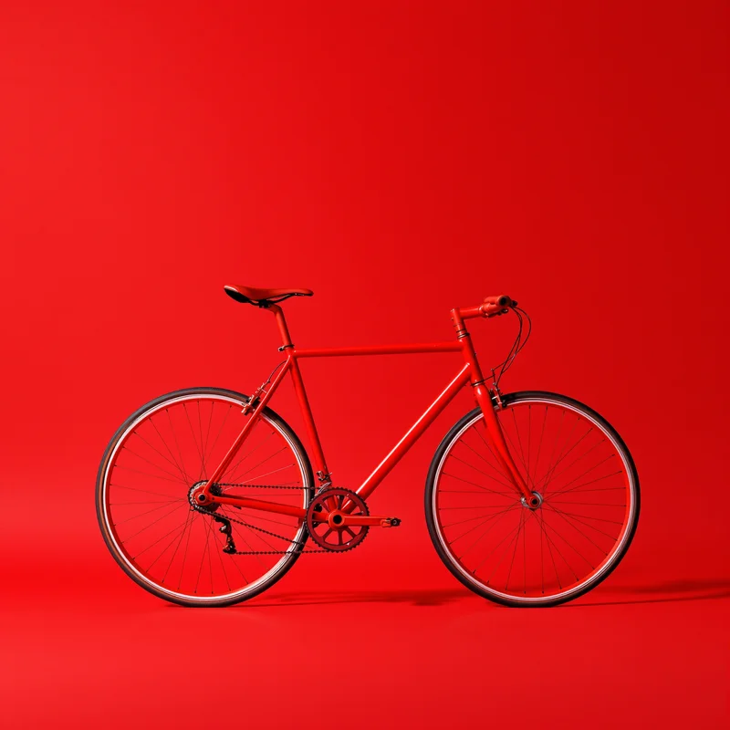 Red Bicycle Studio Background
