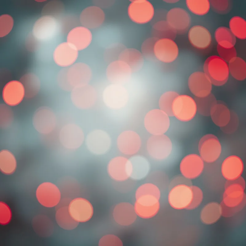 Red Bokeh Glow Background