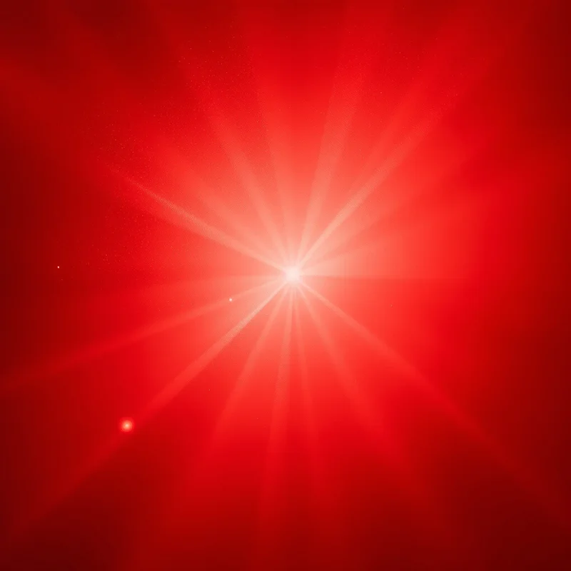 Red Light Leak Background