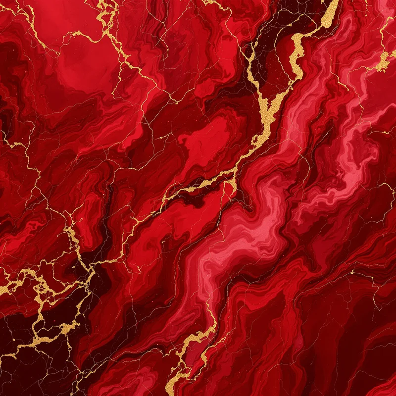 Red Marble Flow Background