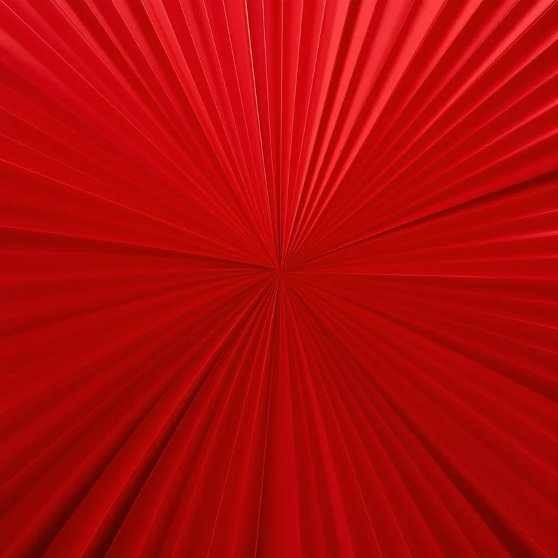 Red Pleated Fan Background