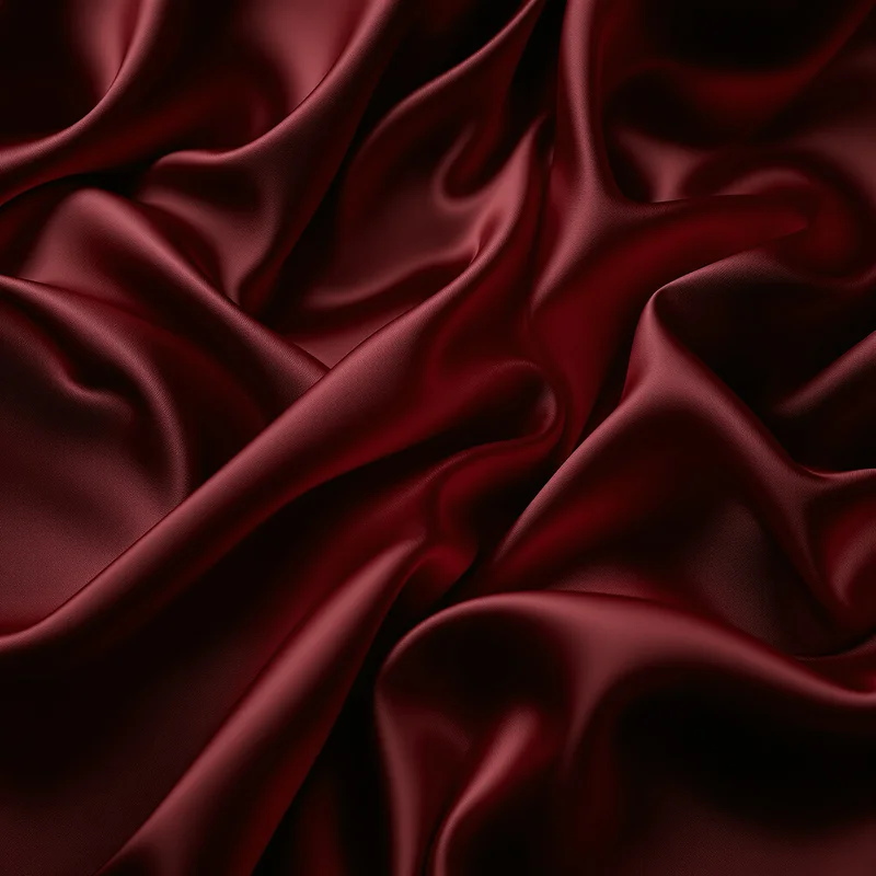 Red Silk Wave Background