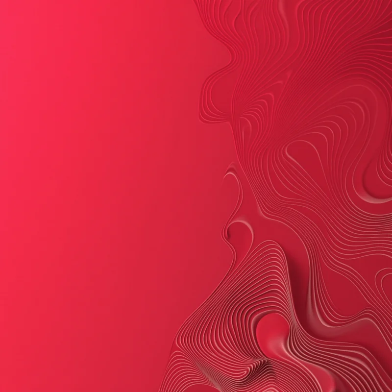 Visual presence red background