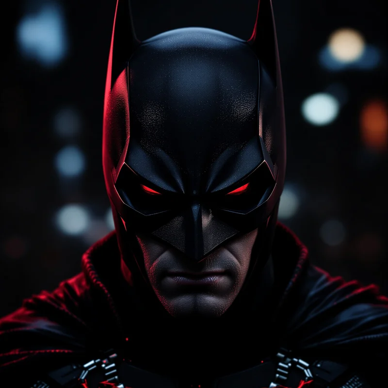 Red Hood avatar profile image with dark tone