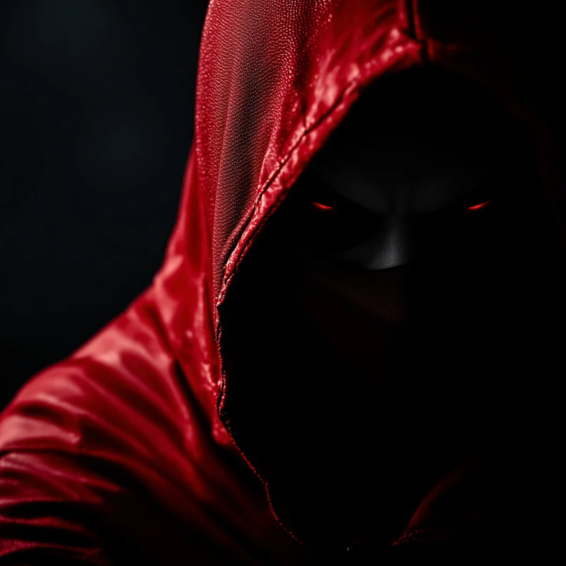 Red Hood PFP with strong vigilante composition
