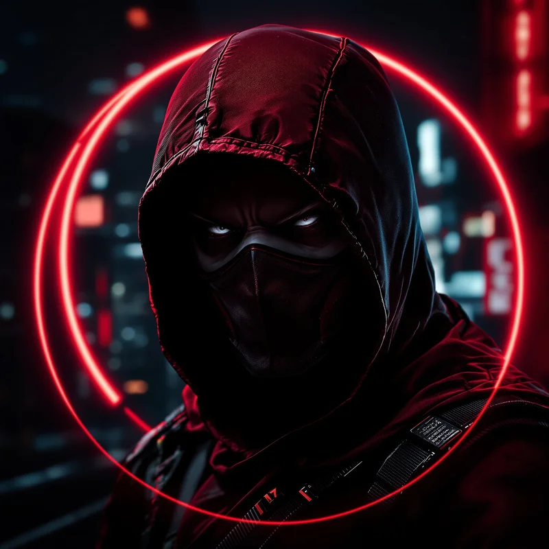 Red Hood PFP avatar with antihero identity