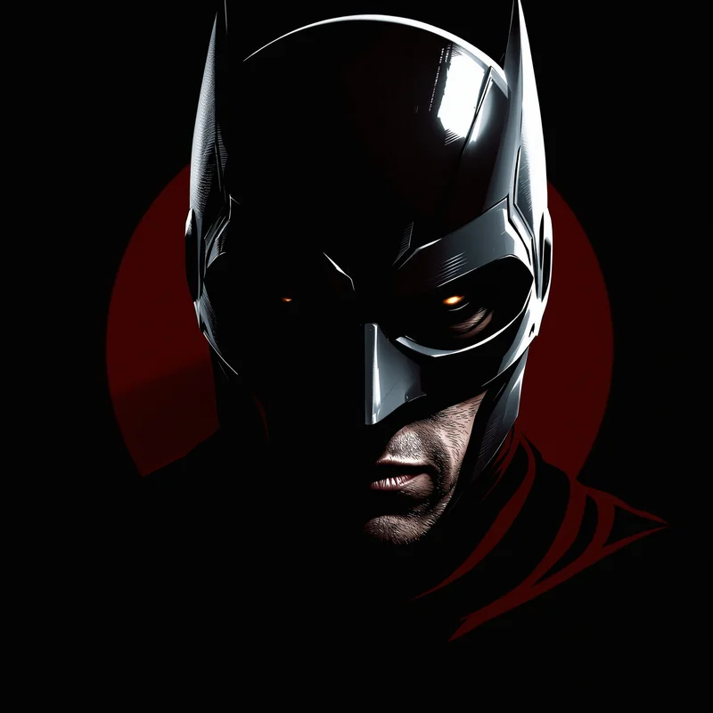 Red Hood avatar profile image with dark tone