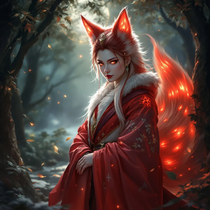 Kitsune Red PFP.