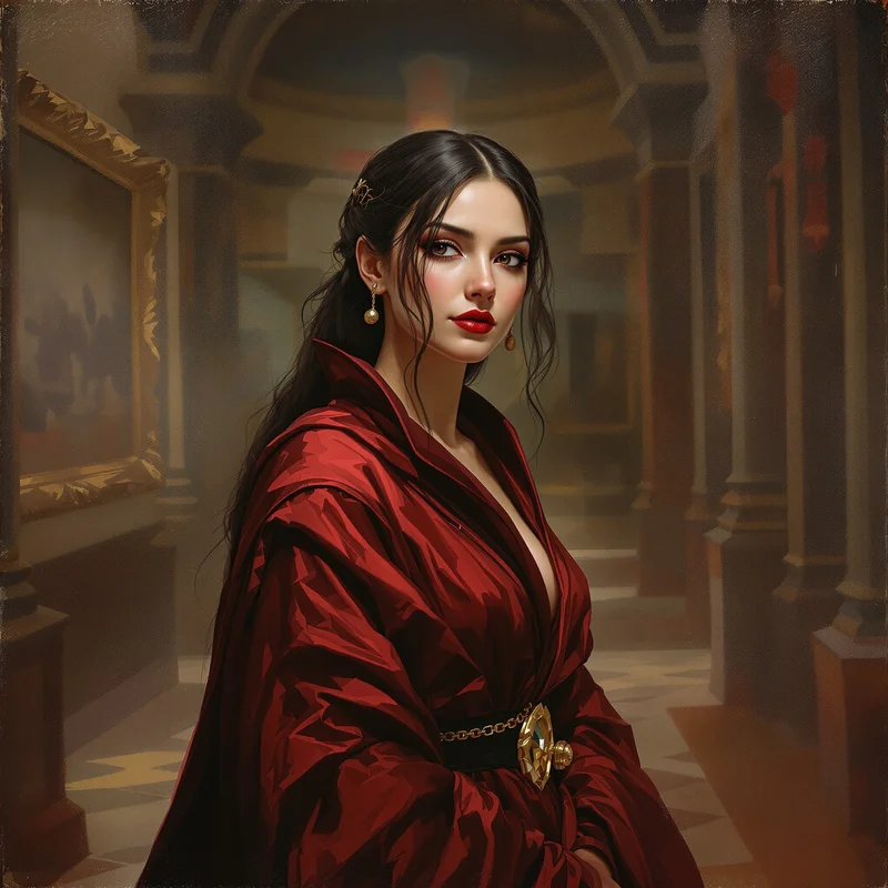 Oil Painting Red PFP.