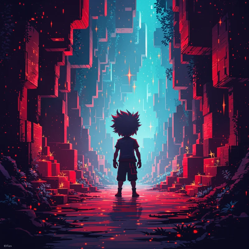 Pixel Red PFP.