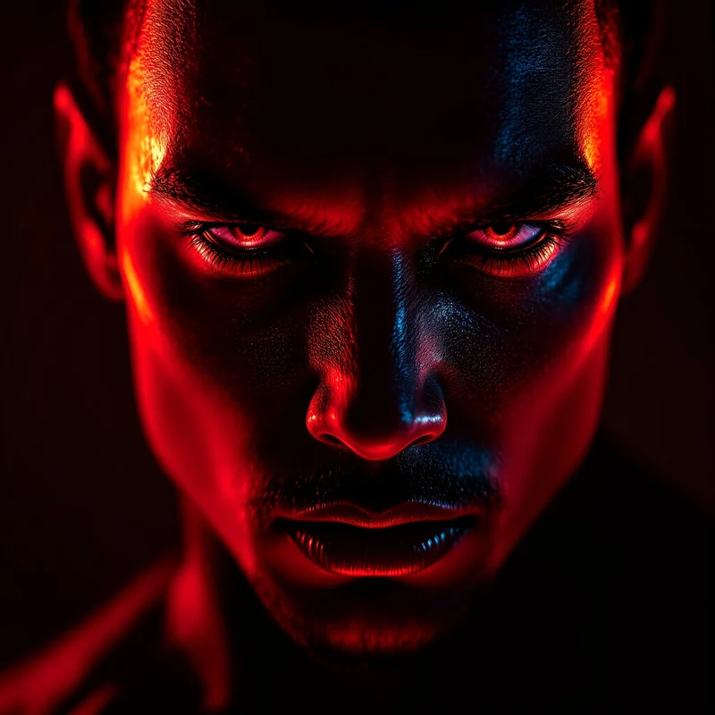 Red PFP avatar with bold identity and strong clarity