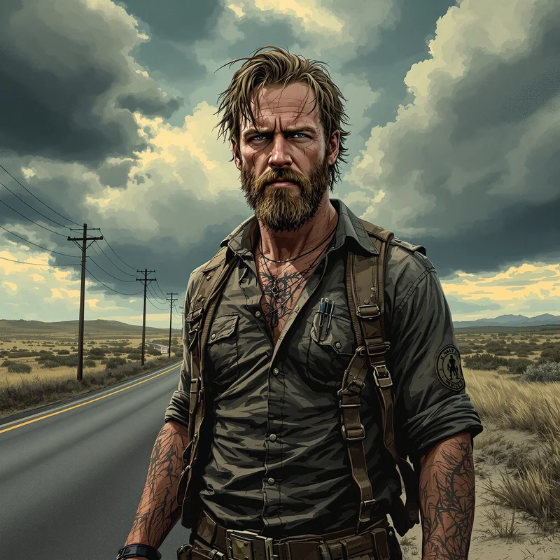Comic Rick Grimes PFP.