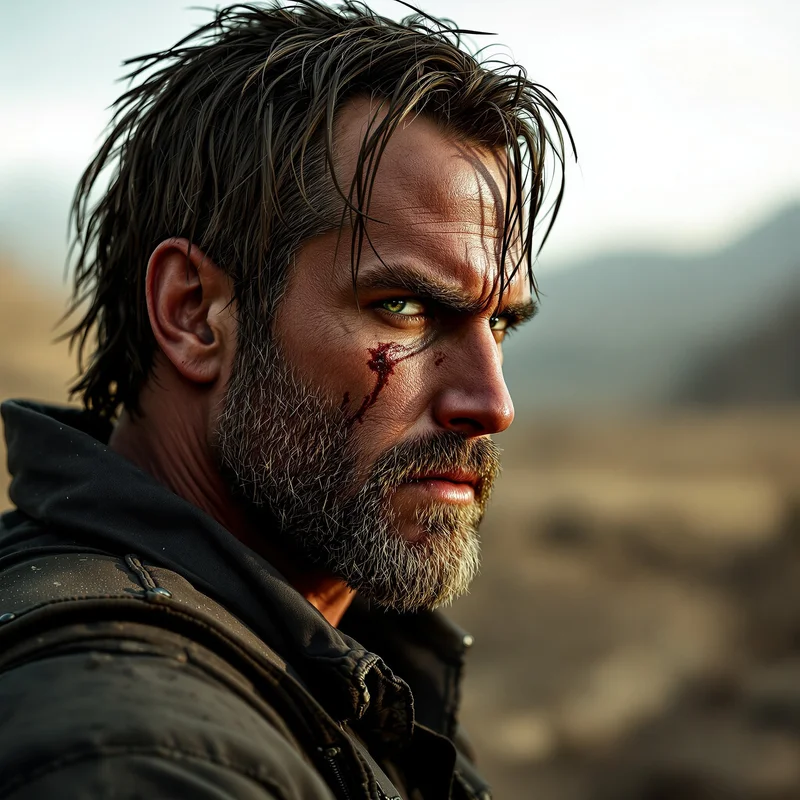 Rick Grimes PFP with gritty composition and clear identity