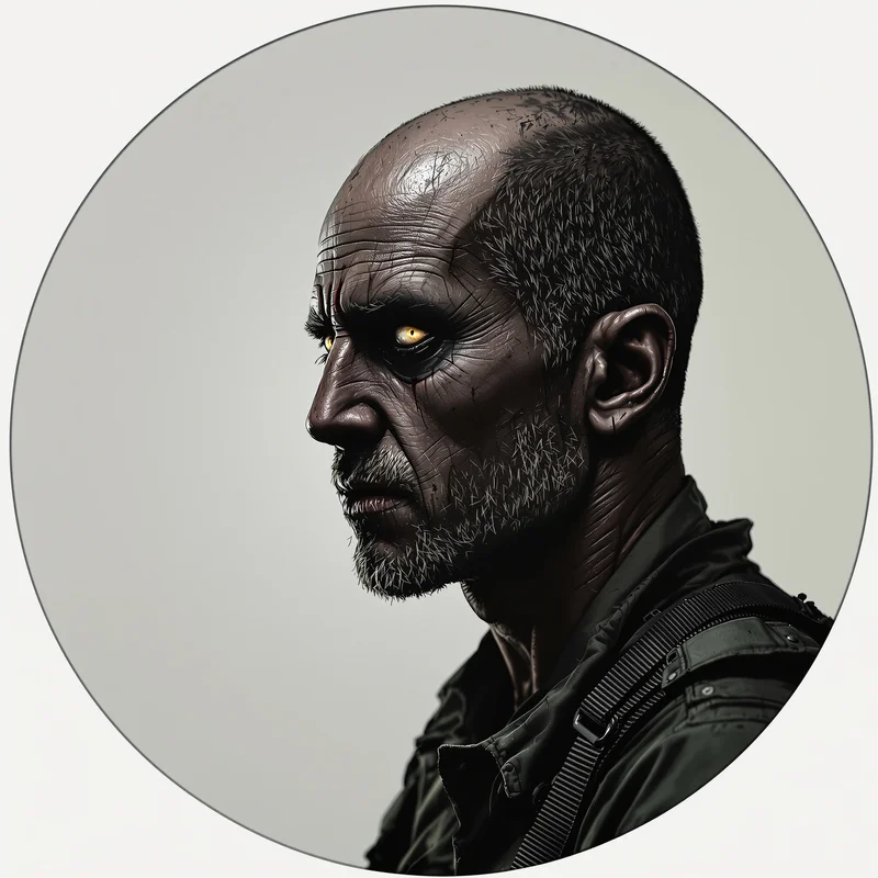 Rick Grimes PFP with gritty composition and clear identity
