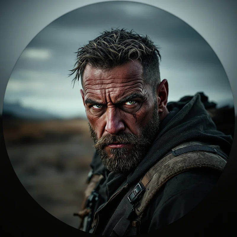 Rick Grimes PFP with gritty composition and clear identity