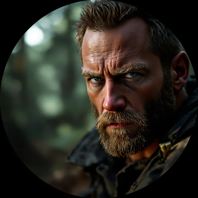 Rick Grimes PFP with gritty composition and clear identity