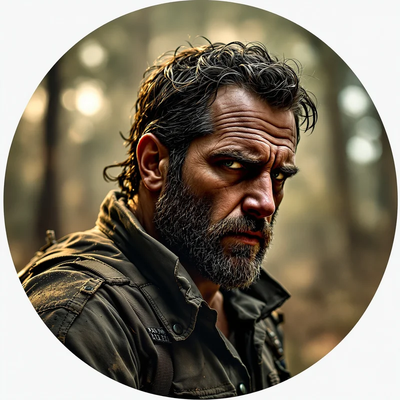 Rick Grimes PFP avatar with survival identity and strong recognition