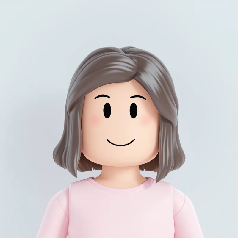 Roblox avatar profile image with simple structure and strong identity