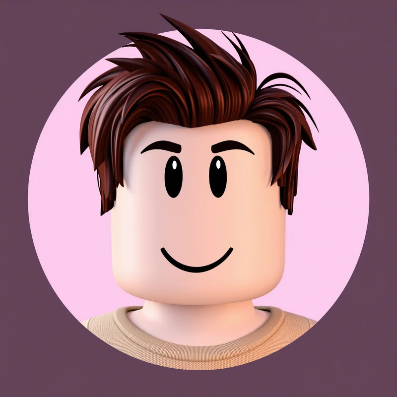 Roblox avatar profile image with simple structure and strong identity