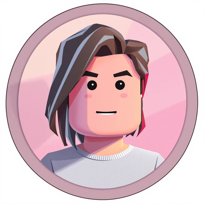 Roblox avatar portrait optimized for recognition and simplicity