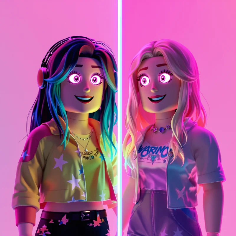 roblox duo matching pfp with emotional friendship vibe