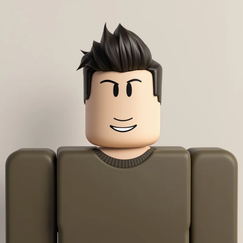 Roblox avatar portrait optimized for recognition and simplicity