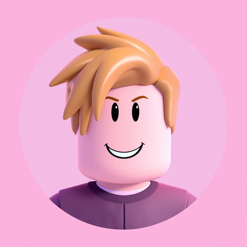 Roblox avatar profile image with simple structure and strong identity