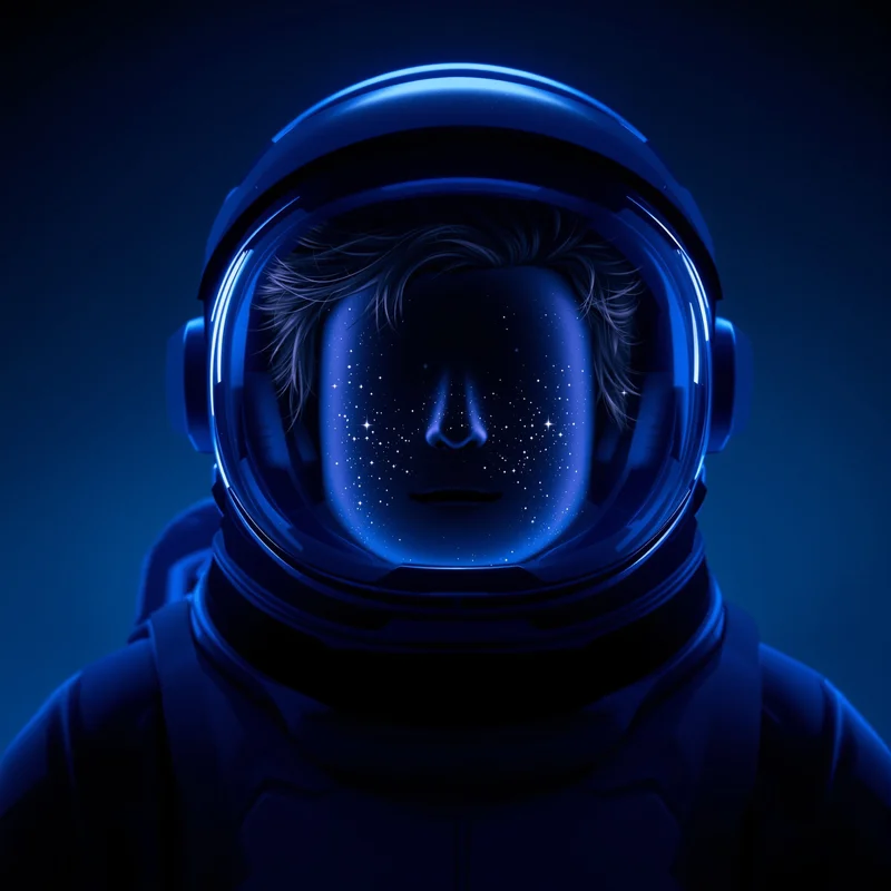 space roblox pfp with cosmic astronaut aesthetic