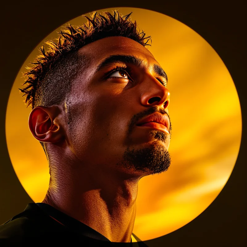 Ronaldo avatar profile image with champion focus