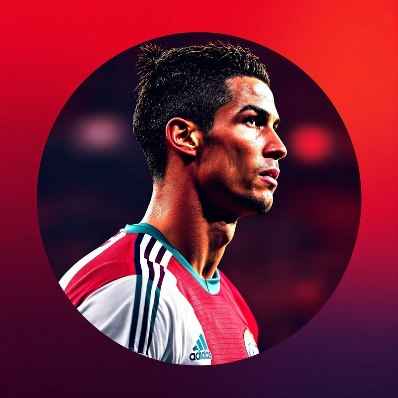 Ronaldo PFP with strong composition