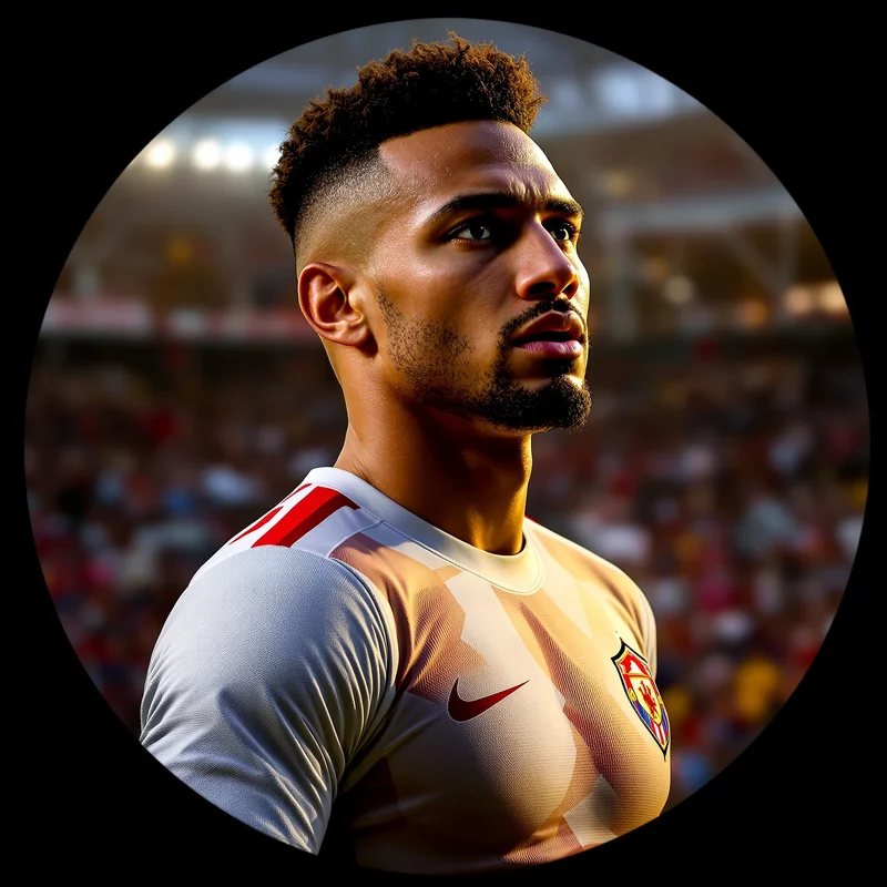 Ronaldo avatar portrait with dominant presence